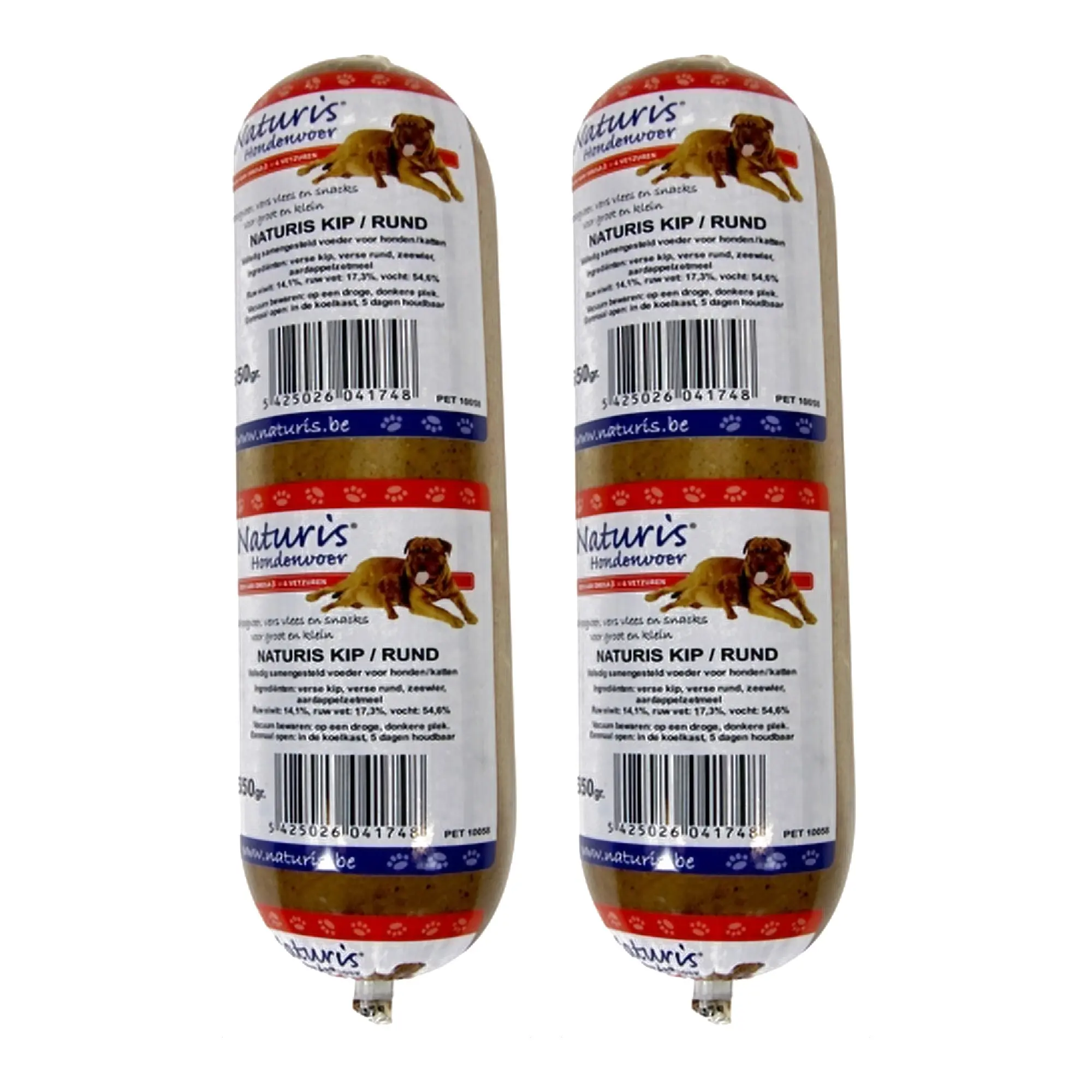 Naturis houdbaar hondenvoer kip en rund 650 g – multipack 2 stuks - Afbeelding 1