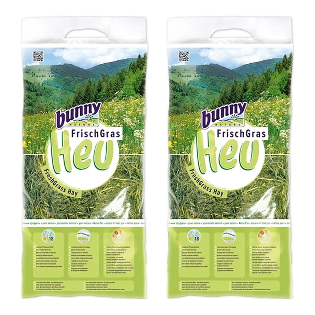 Bunny Nature hooi Vers Gras 3 kg – multipack 2 stuks