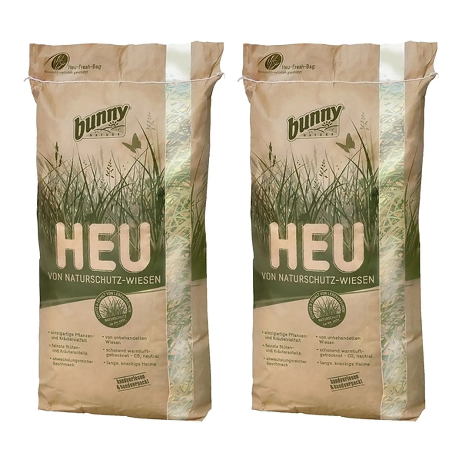 Bunny Nature natuurweidehooi 600 g – multipack 2 stuks - Afbeelding 1