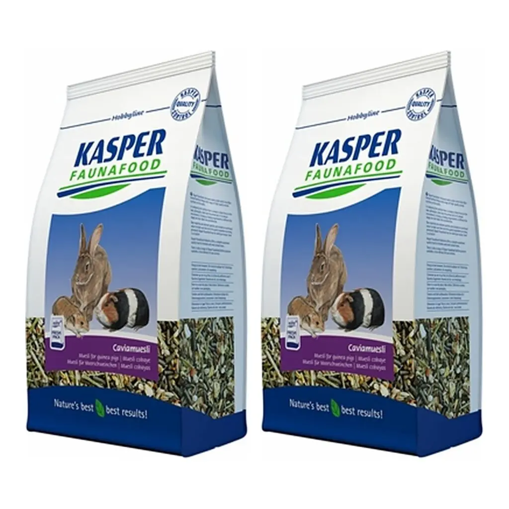 Kasper Faunafood Hobbyline caviamuesli 2,5 kg – multipack 2 stuks