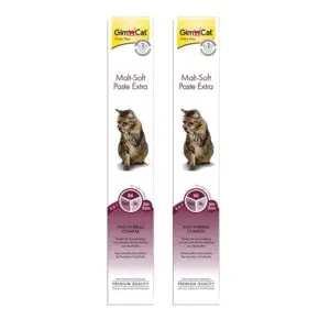 GimCat Malt-Soft Paste Extra haarbalpasta kat 100 g – multipack 2 stuks - Afbeelding 1