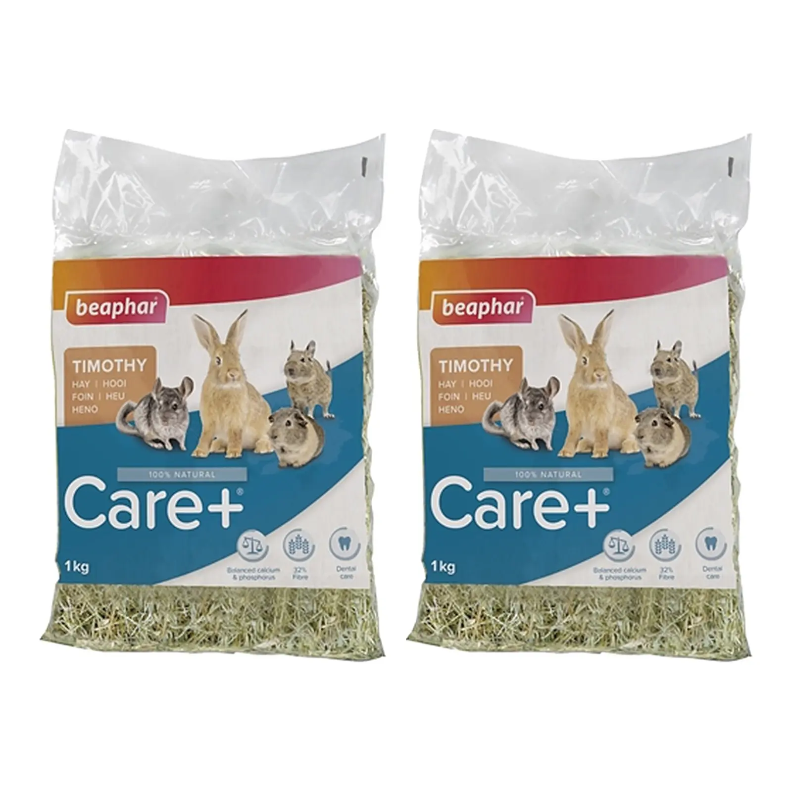 Beaphar Timothy hooi laag calcium 1 kg – multipack 2 stuks - Afbeelding 1