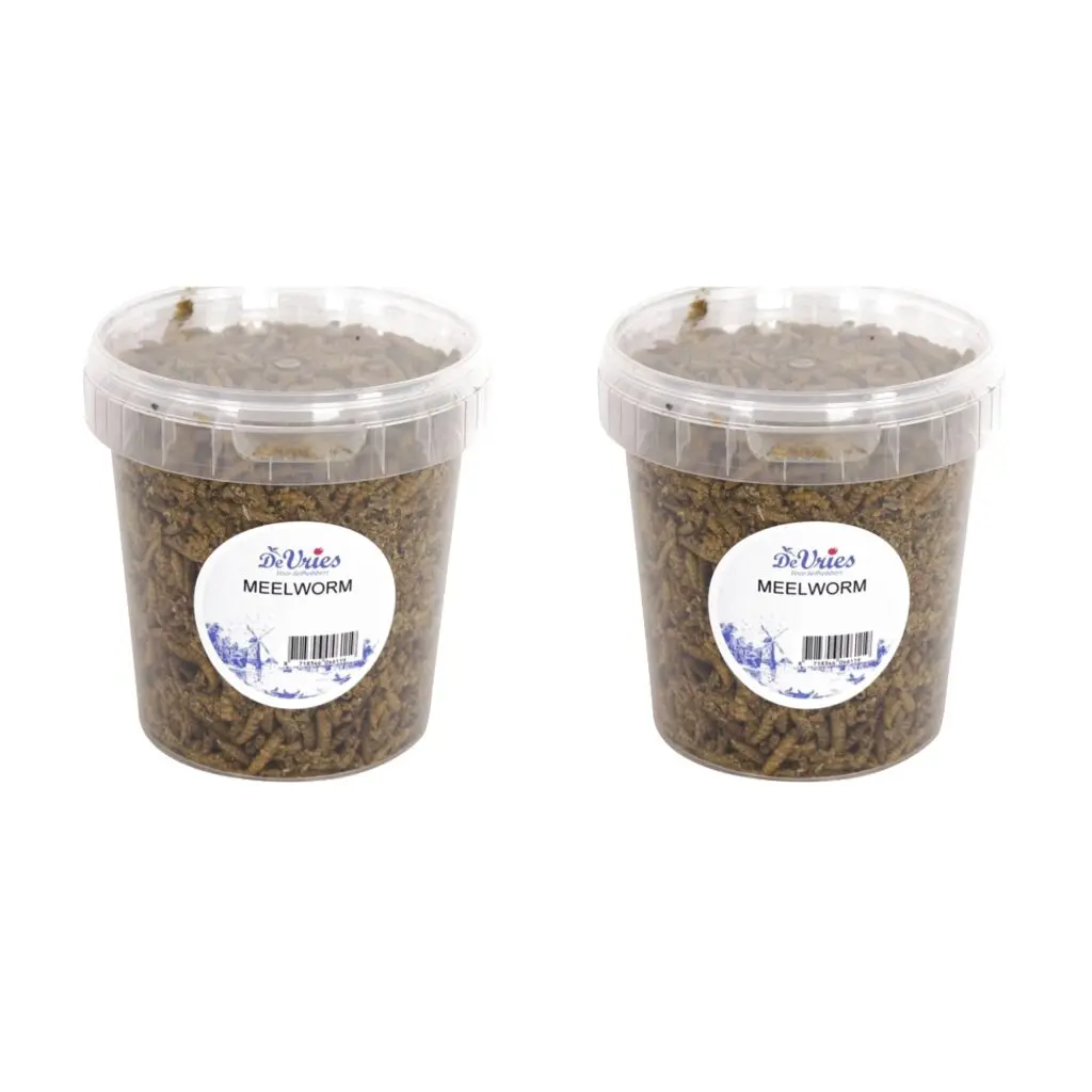 De Vries meelwormen Black Soldier Fly 120 g – multipack 2 stuks