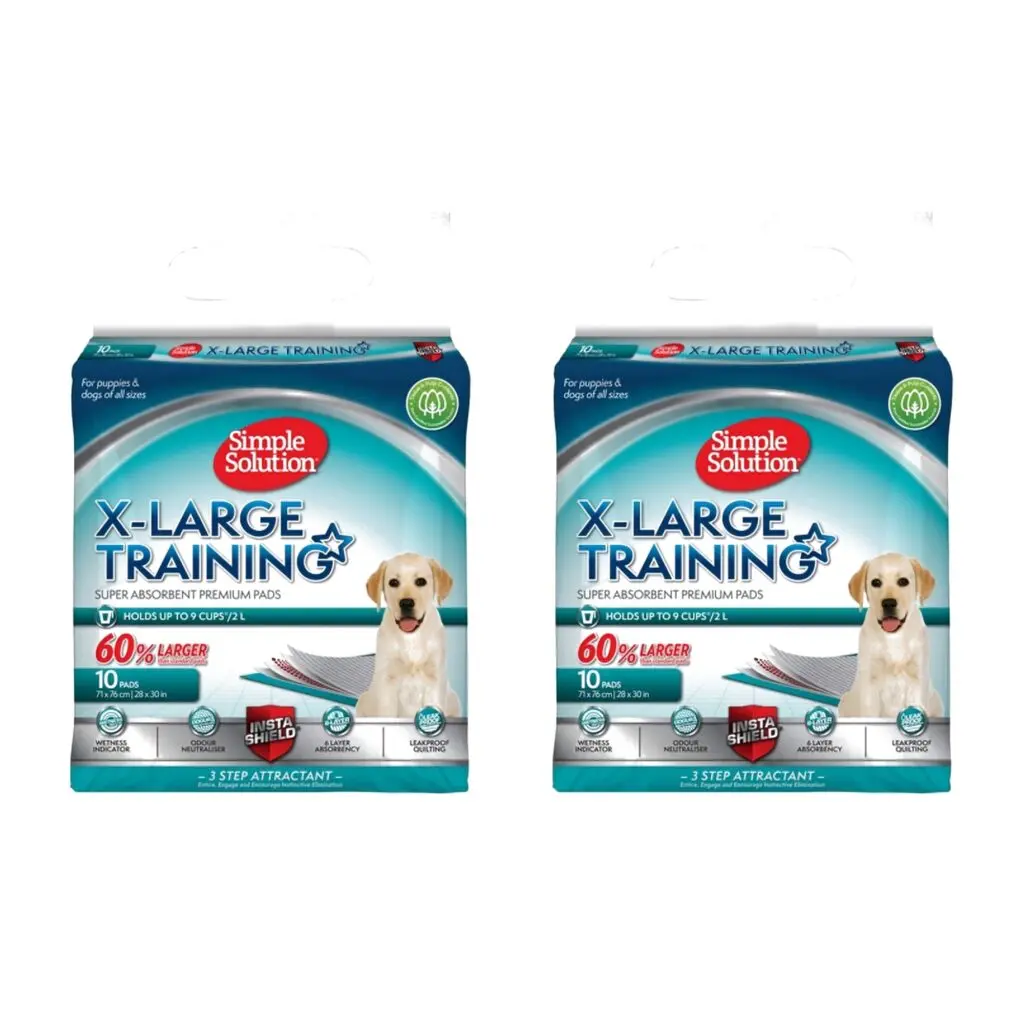 Simple Solution puppy training pads 71 x 76 cm – multipack 2 x 10 stuks