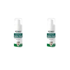 Vet's Best Dental Foam tandenreiniger hond 120 ml – multipack 2 stuks - Afbeelding 1