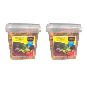 Utopia tropische vlokken visvoer 420 g – multipack 2 stuks - Afbeelding 1