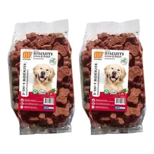 BF Petfood hondenkoekjes 3-in-1 cranberry 500 g – multipack 2 stuks - Afbeelding 1
