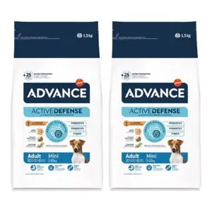 Advance hondenvoer Mini Adult kip en rijst 1,5 kg – multipack 2 stuks - Afbeelding 1