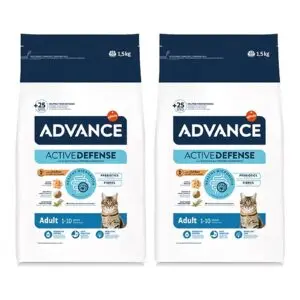 Advance kattenvoer Adult kip en rijst 1,5 kg – multipack 2 stuks - Afbeelding 1