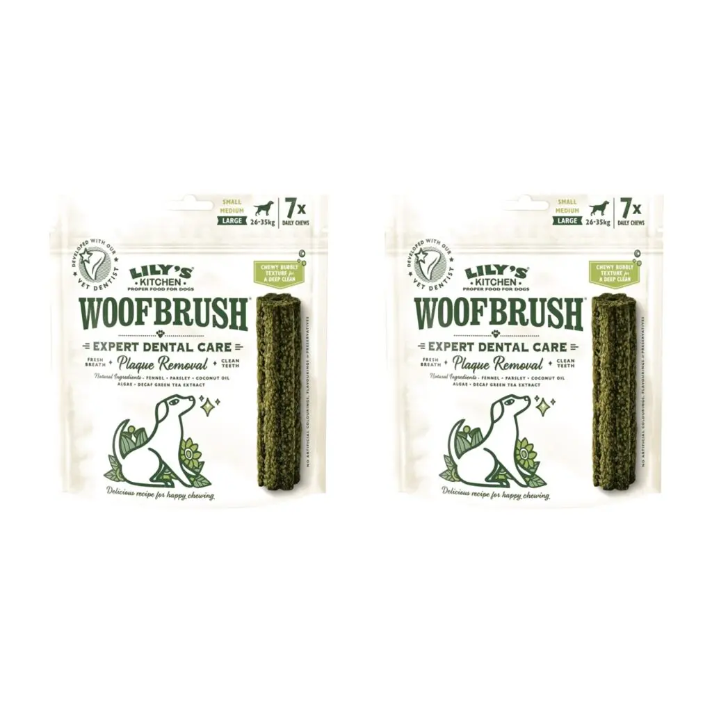 Lily's Kitchen Woofbrush Dental Large hond – multipack 2 x 7 stuks