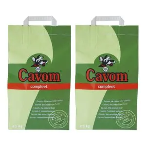 Hondenvoer Brokken - Cavom Compleet Rund & Lam - 2 x 5 kg (10 kg) - Voordeelverpakking - Afbeelding 1