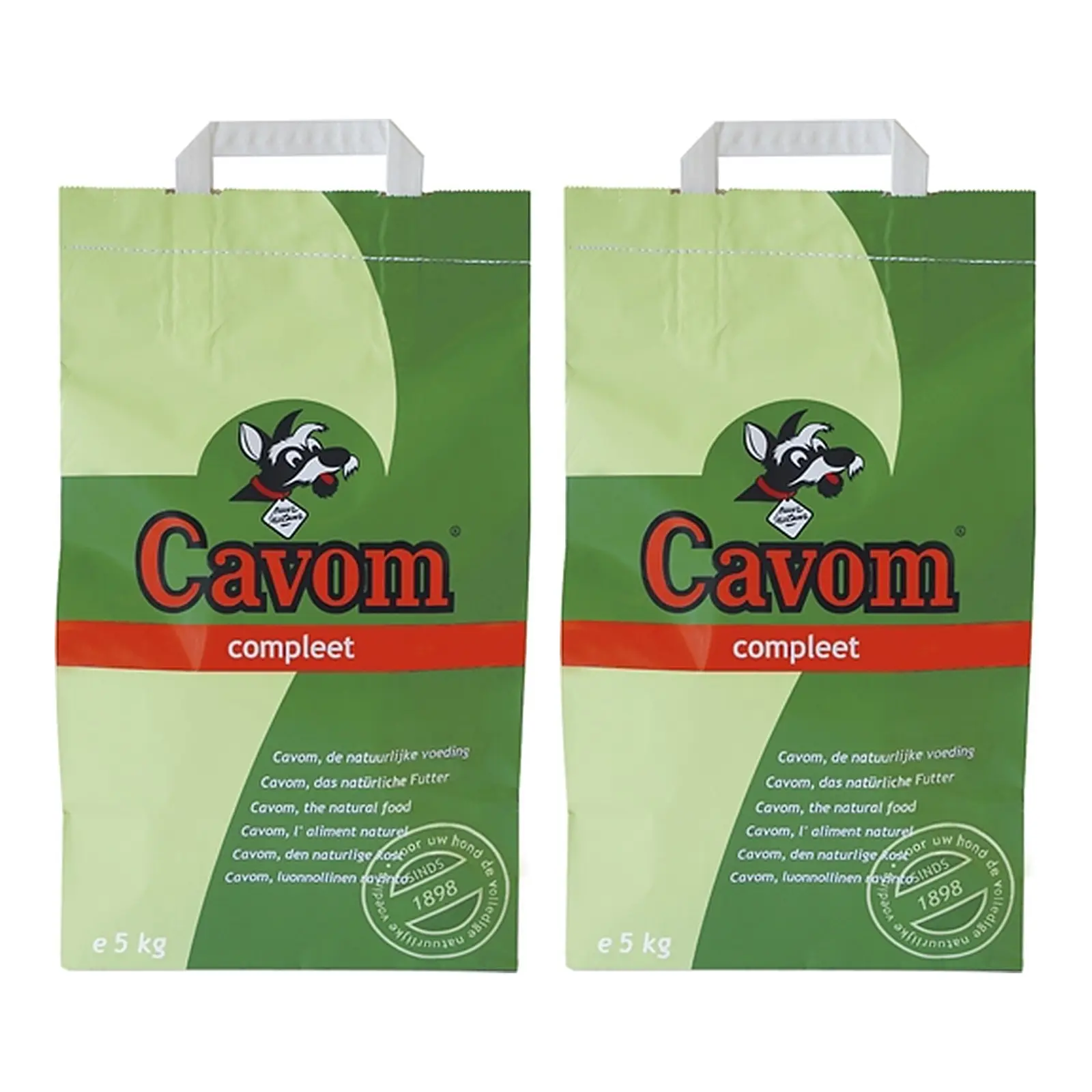 Hondenvoer Brokken - Cavom Compleet Rund & Lam - 2 x 5 kg (10 kg) - Voordeelverpakking - Afbeelding 1