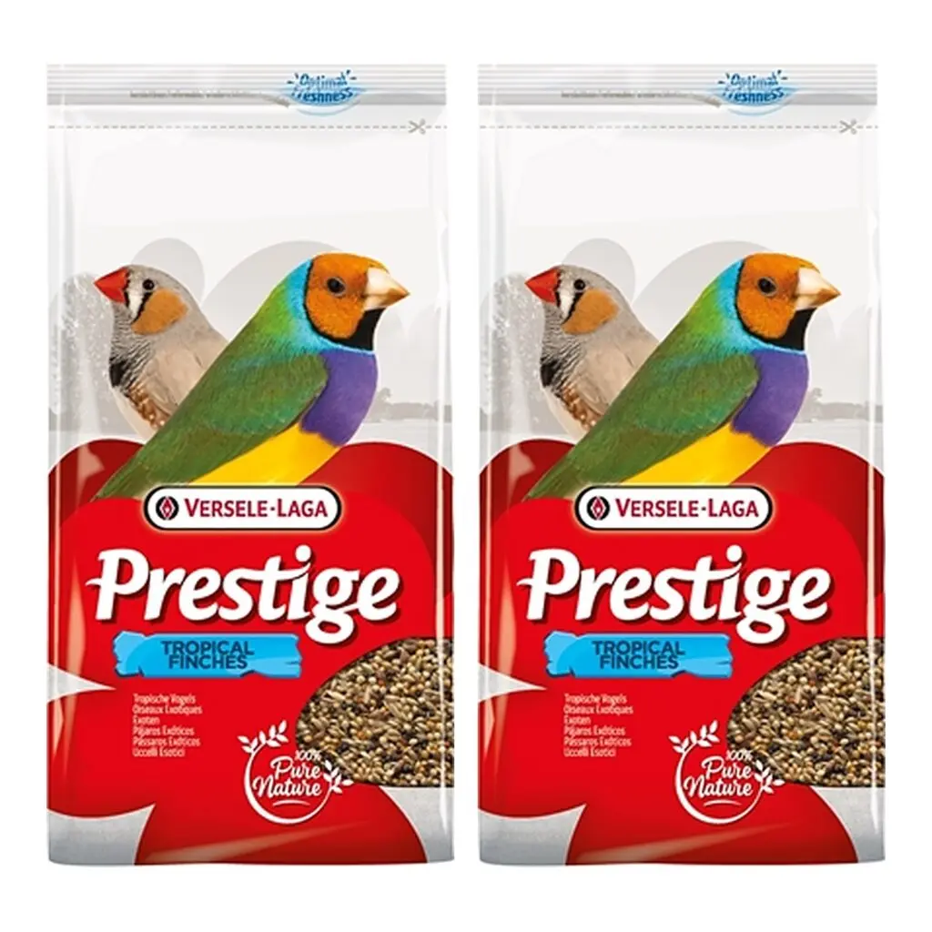 Versele-Laga Prestige vogelvoer tropische vogels 1 kg – multipack 2 stuks