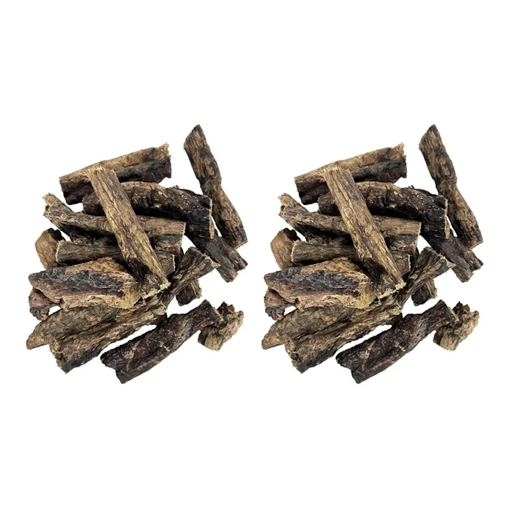 Petsnack kauwsnack buffellong 12-15 cm 1 kg – multipack 2 stuks