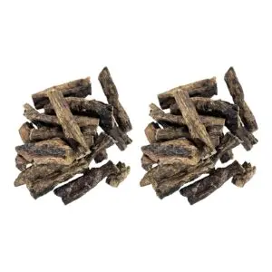 Petsnack kauwsnack buffellong 12-15 cm 1 kg – multipack 2 stuks - Afbeelding 1