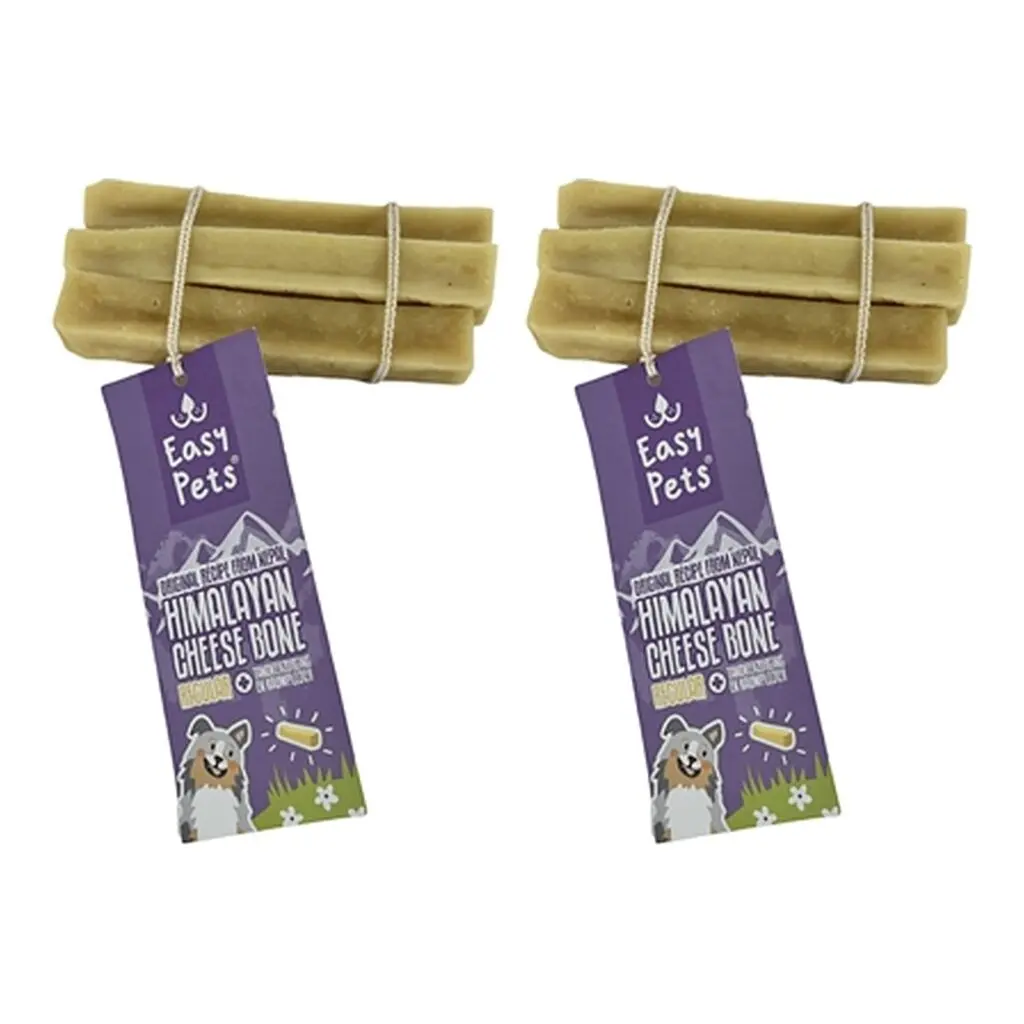 Easypets Himalayan Cheese Bone kauwsnack XL 225 g – 2 stuks, voor honden (multipack)
