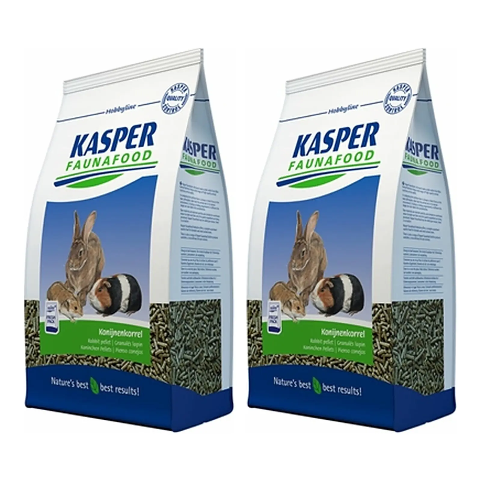 Kasper Faunafood Hobbyline konijnenkorrel 4 kg – multipack 2 stuks - Afbeelding 1