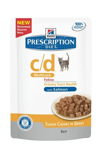 Hill's Prescription Diet c/d Multicare Feline zalm 12 x 85 g