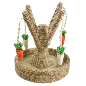 Rosewood speelboom knaagdieren zeegras 40 cm – met nepgroenten - Afbeelding 1