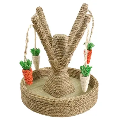 Rosewood speelboom knaagdieren zeegras 40 cm – met nepgroenten