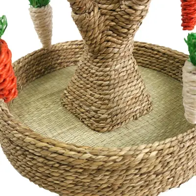 Rosewood speelboom knaagdieren zeegras 40 cm – met nepgroenten