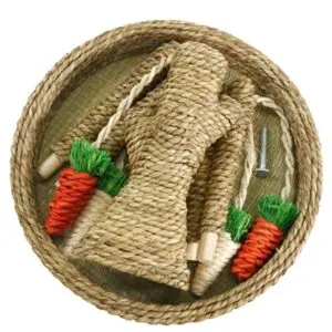 Rosewood speelboom knaagdieren zeegras 40 cm – met nepgroenten - Afbeelding 7