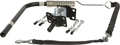 Trixie BikerSet fietsbeugel hond – met veer en afstandhouder