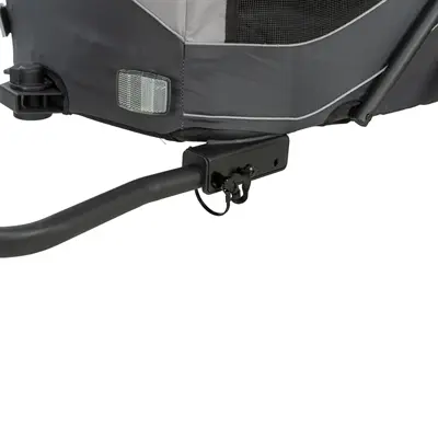 Trixie hondenfietskar opvouwbaar grijs 74 x 58 x 93 cm – tot 15 kg