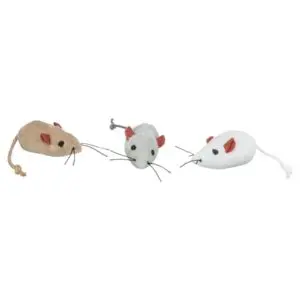 Trixie speelmuizen pluche met catnip assorti 5 cm, 24 stuks - Afbeelding 4
