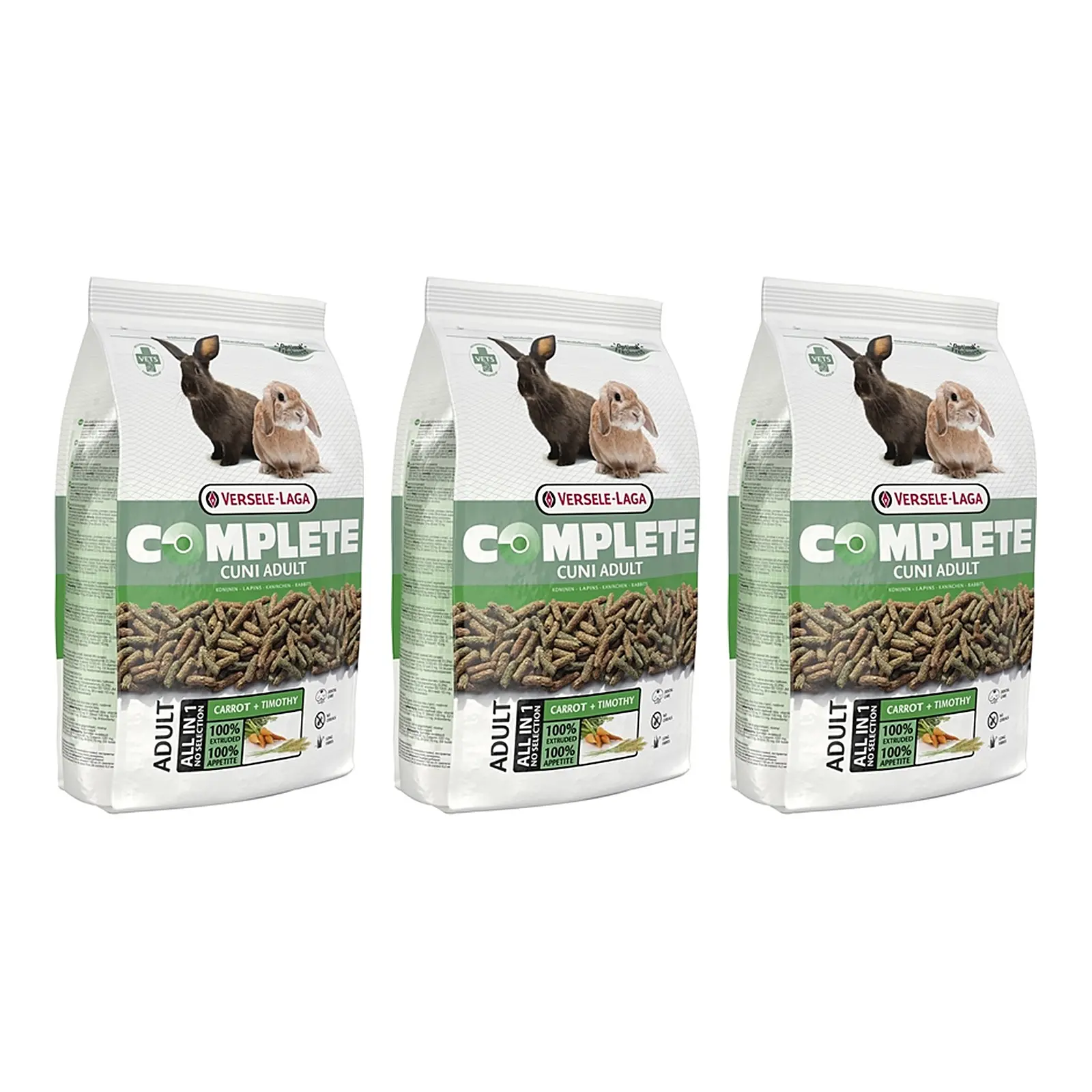 Versele-Laga Cuni Complete konijnenvoer 1,75 kg – multipack 3 stuks - Afbeelding 1