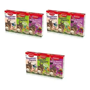 Sanal knaagdier drops groenten, bosvruchten, yoghurt – multipack 3 stuks - Afbeelding 1