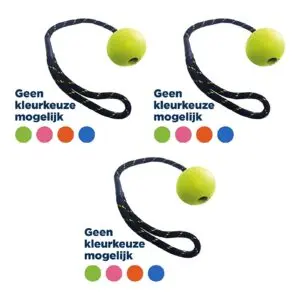Happy Pet Floater rubber bal aan touw L 32 cm – multipack 3 stuks - Afbeelding 1