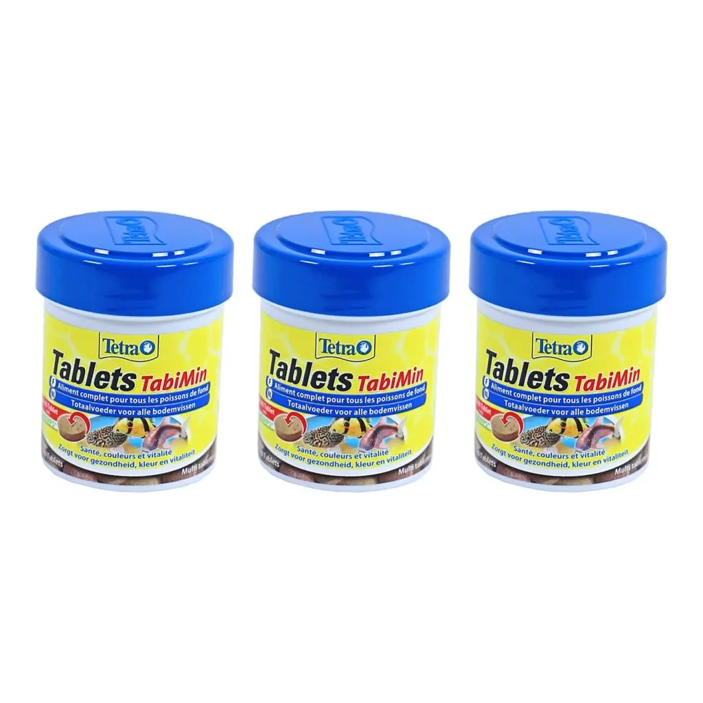 Tetra Tabimin tabletten bodemvoeding siervissen 120 st – multipack 3 stuks