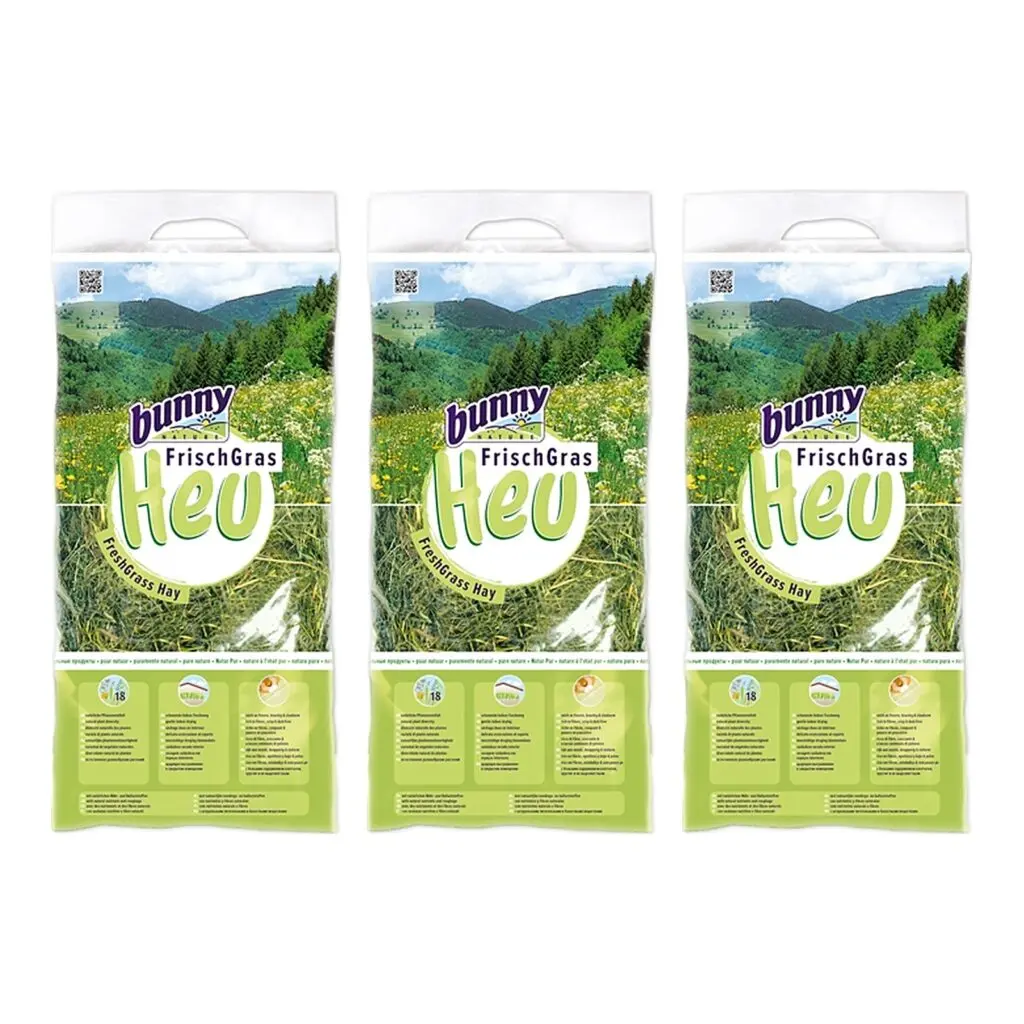 Bunny Nature hooi Vers Gras 3 kg – multipack 3 stuks