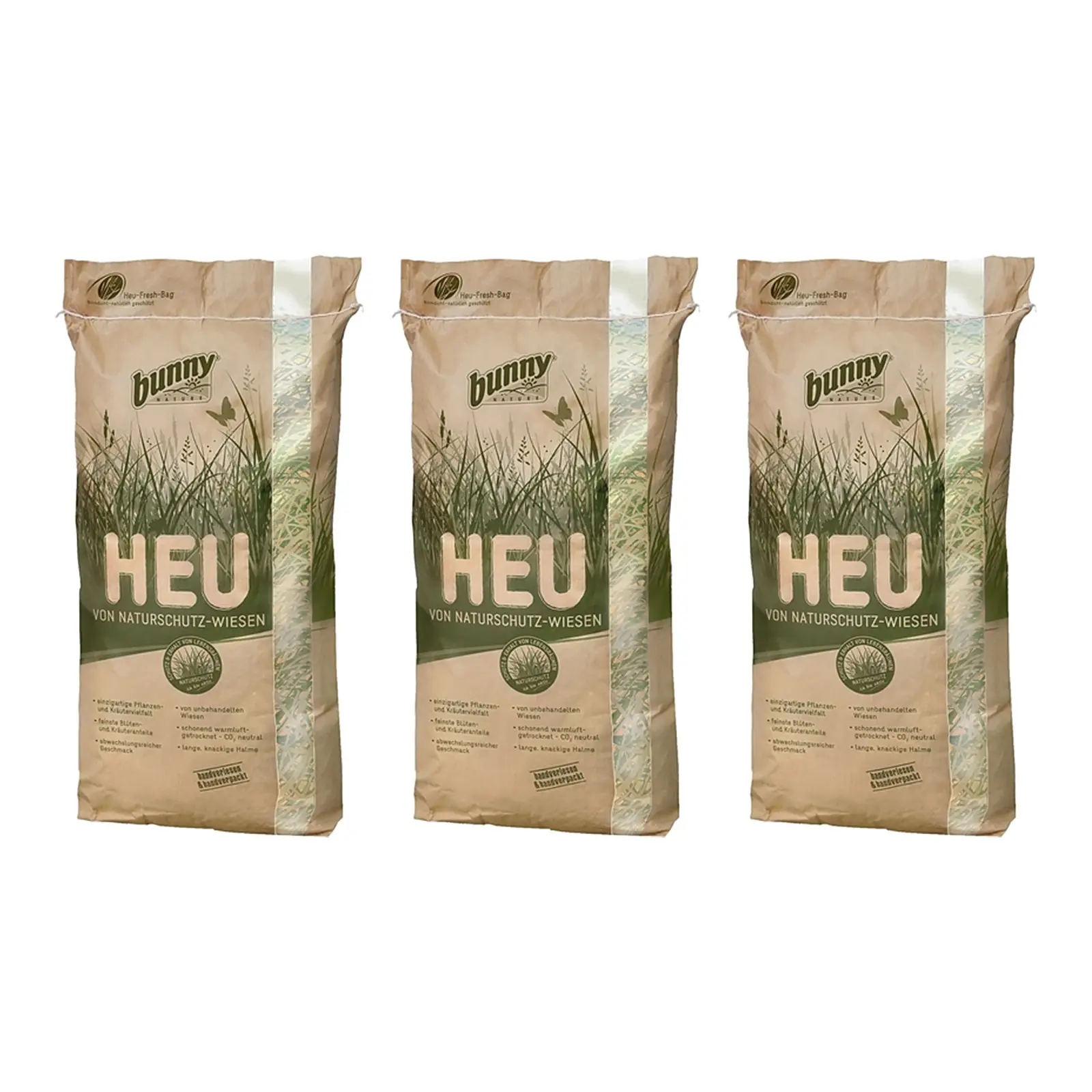 Bunny Nature natuurweidehooi 600 g – multipack 3 stuks - Afbeelding 1