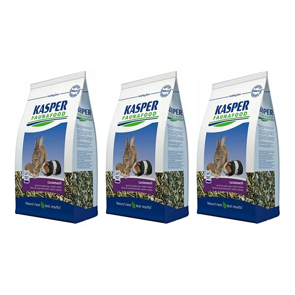 Kasper Faunafood caviavoer muesli 2,5 kg – multipack 3 stuks
