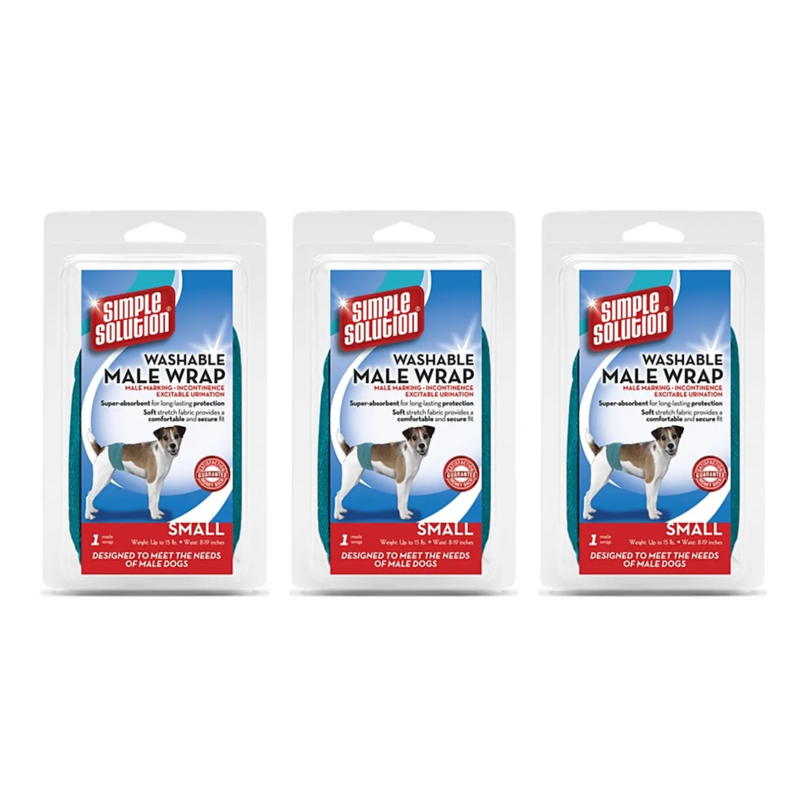 Simple Solution wasbare plasband reu S 20-48 cm – multipack 3 stuks - Afbeelding 1