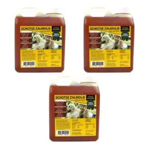 Utopia Schotse zalmolie naturel 1 l – omega 3 en 6, multipack 3 stuks - Afbeelding 1