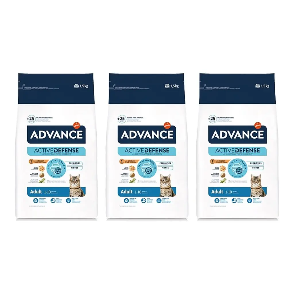 Advance kattenvoer Adult kip en rijst 1,5 kg – multipack 3 stuks