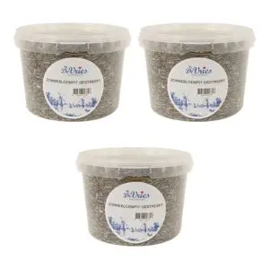 De Vries zonnebloempitten gestreept 1,3 kg – multipack 3 stuks - Afbeelding 1