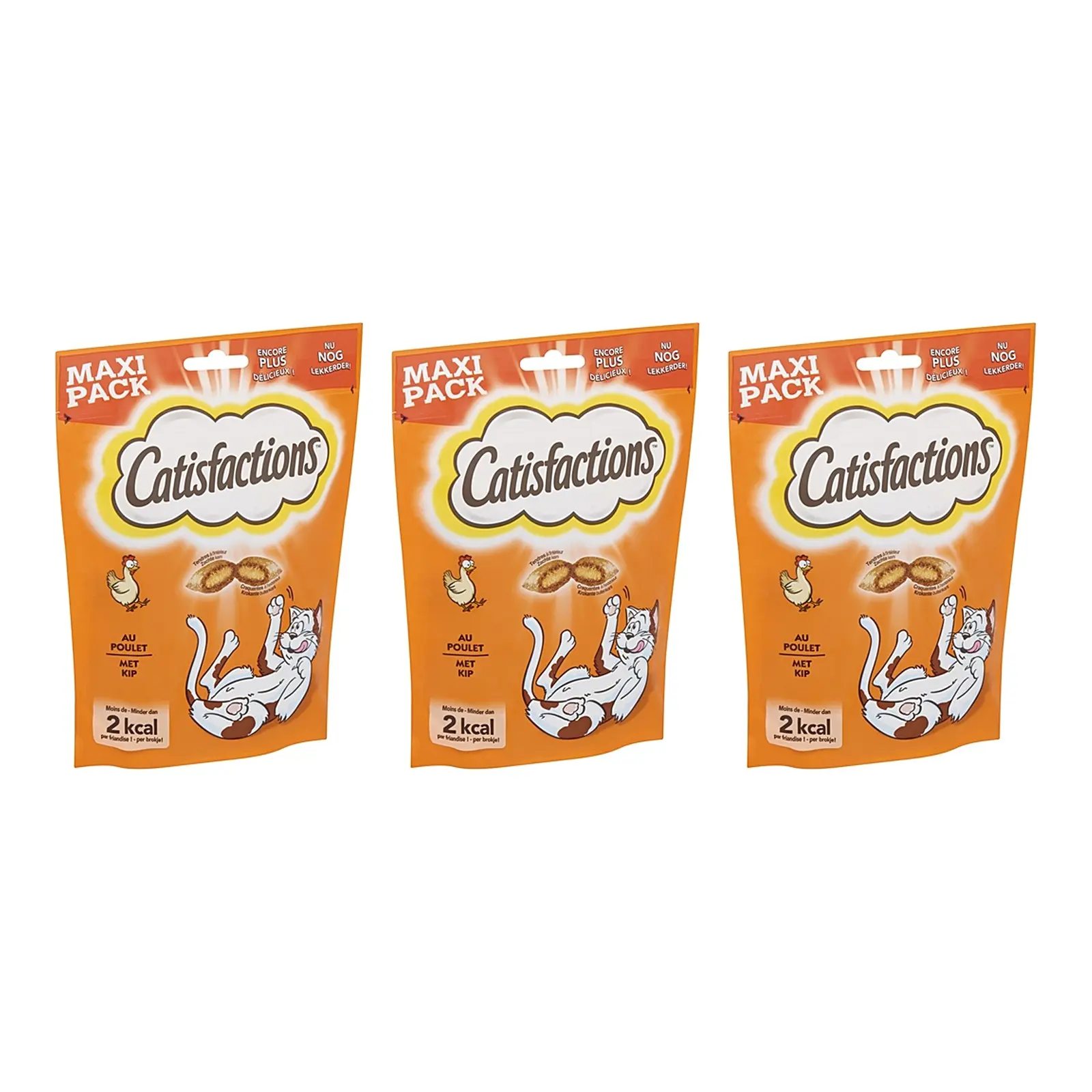 Catisfactions kattensnack kip 180 g – multipack 3 stuks - Afbeelding 1