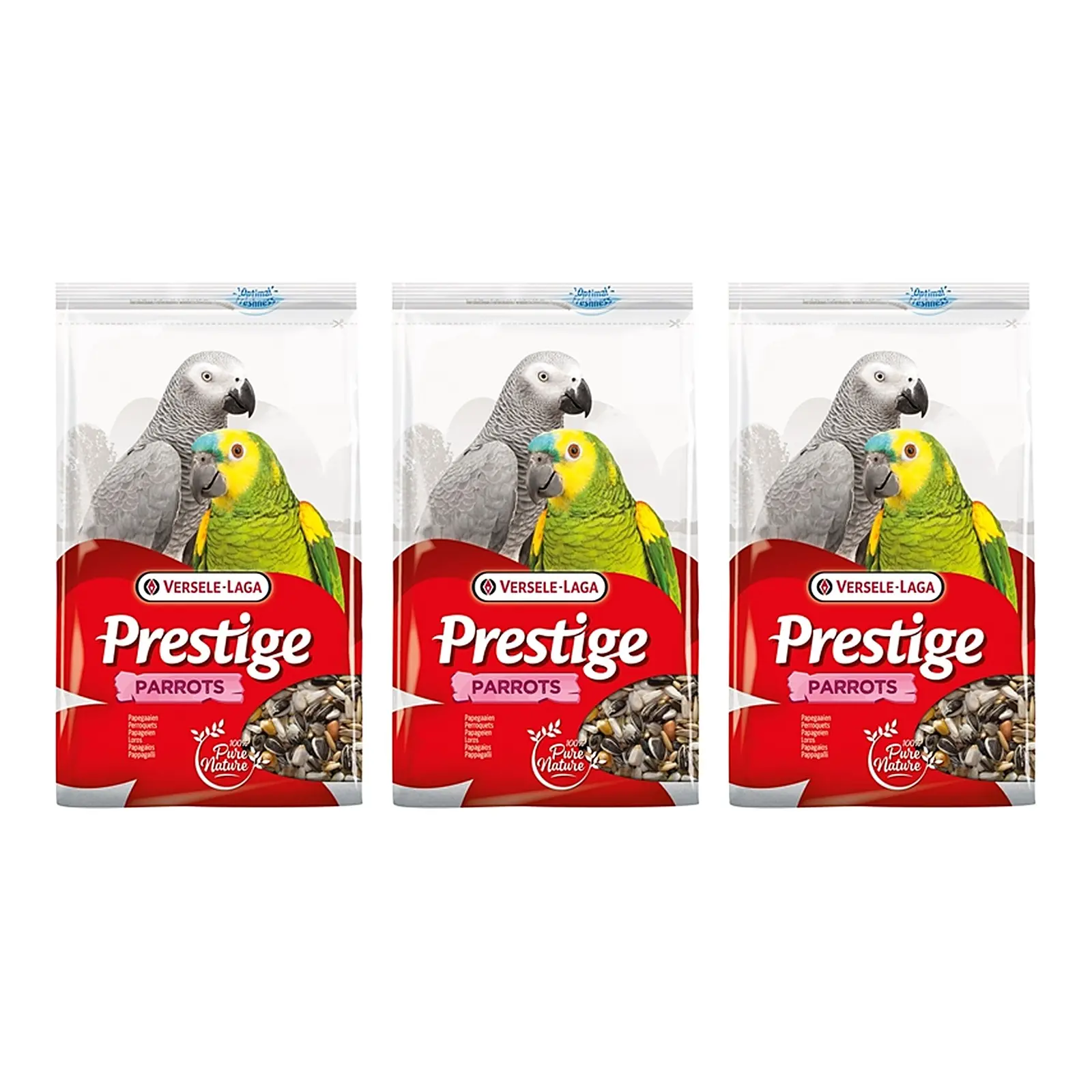 Versele-Laga Prestige papegaaienvoer 1 kg – graanrijk – multipack 3 stuks - Afbeelding 1