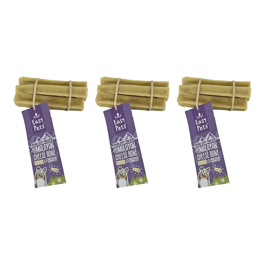 Easypets Himalayan Cheese Bone kauwsnack XL 225 g – 3 stuks, voor honden (multipack)