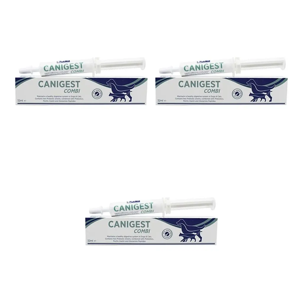 TRM Canigest Combi spuitpasta 32 ml – 3 stuks, spijsvertering honden (multipack)