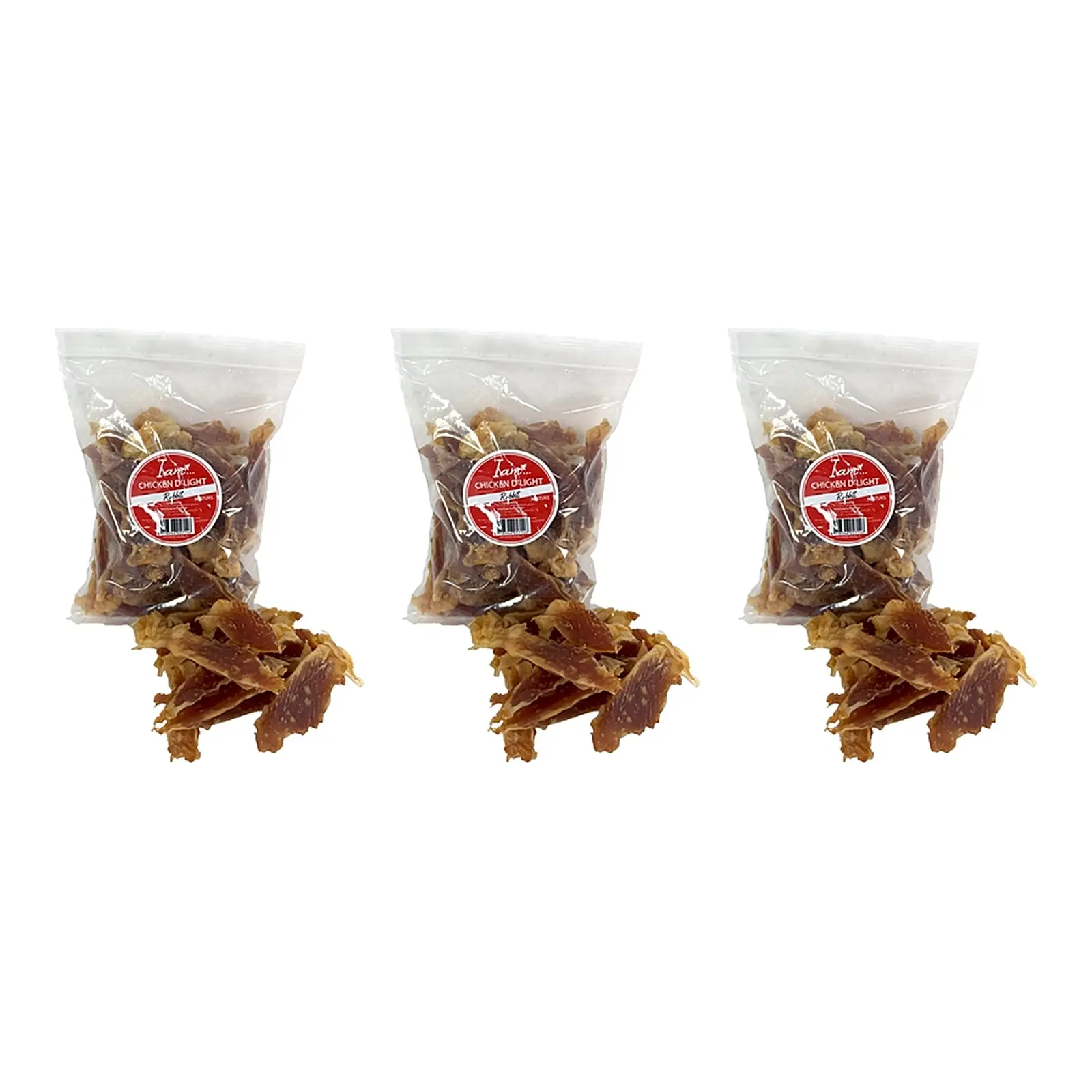 I Am Chicken D'Light Rabbit hondensnack 30 stuks – 3 stuks, kip en konijn (multipack) - Afbeelding 1