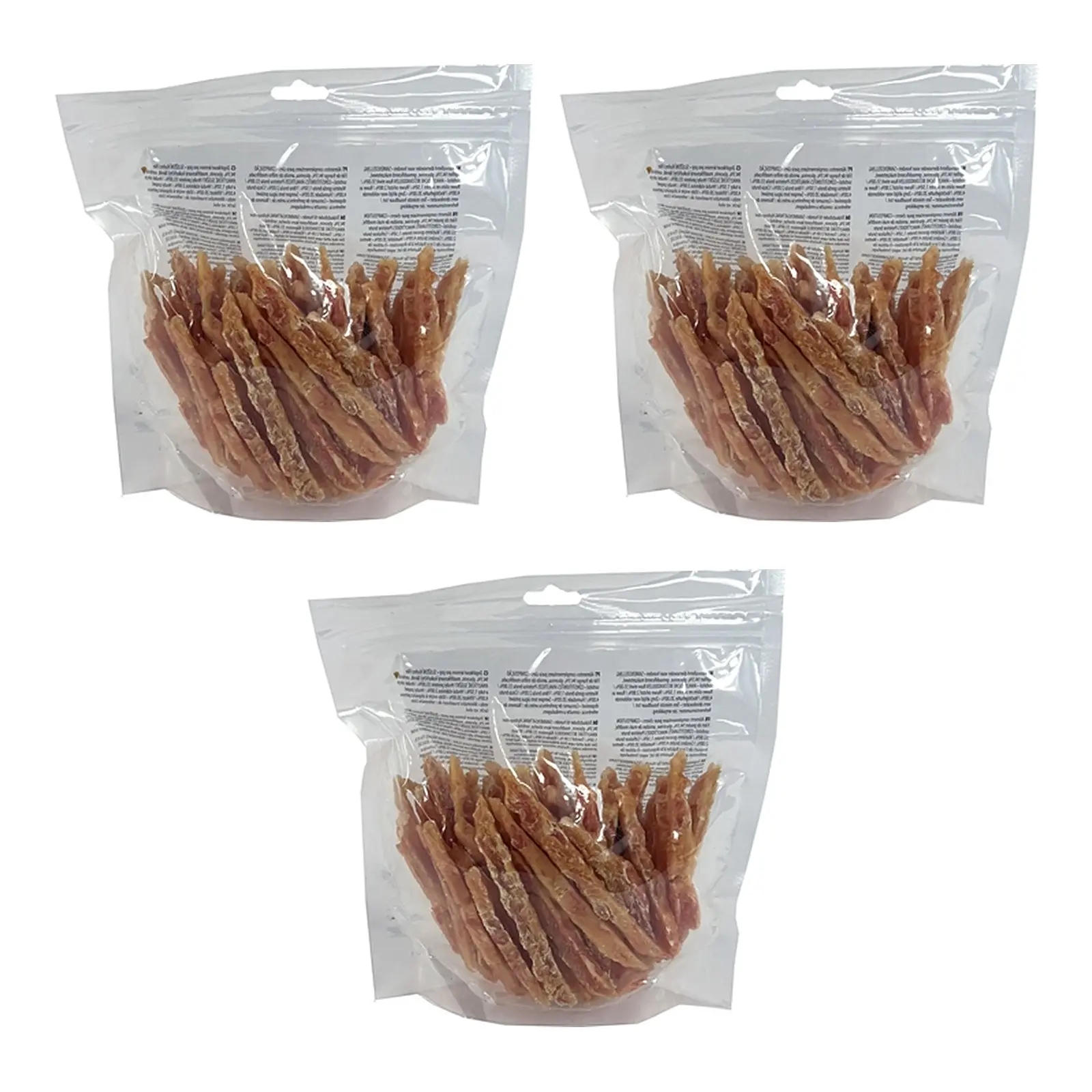 I Am Chicken Strips 500 g – 3 stuks, hondensnack met 94,5% kipfilet (multipack) - Afbeelding 1