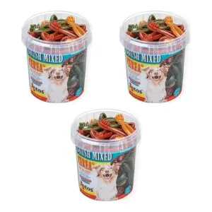 Antos hondensnack Mixed Brush – multipack 3 x 50 stuks - Afbeelding 1
