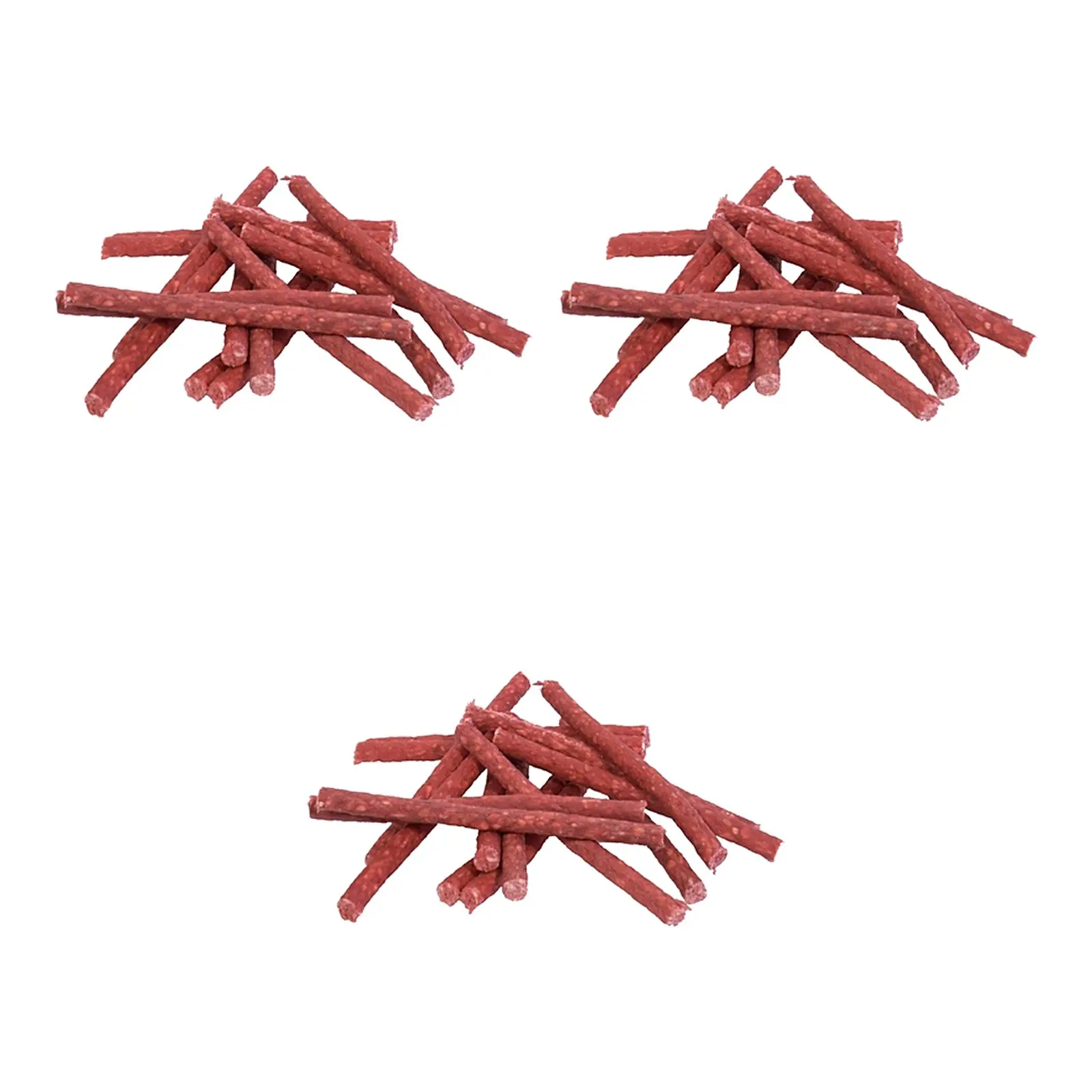 Petsnack kauwsnack Munchy rood 12,5 cm – multipack 3 x 100 stuks - Afbeelding 1