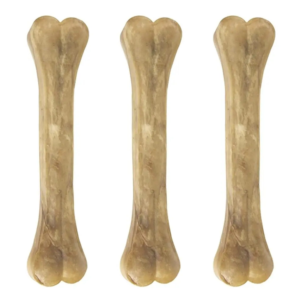 Kauwbot Hond Buffelhuid - Petsnack Geperst Bot 20 inch (51 cm) - 3 x 1000 gr - Voordeelverpakking