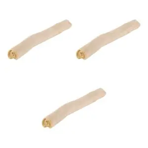 Petsnack kauwsnack rol wit buffelhuid 5 inch – multipack 3 x 10 stuks - Afbeelding 1